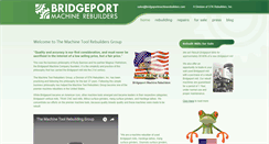 Desktop Screenshot of bridgeportmachinerebuilders.com
